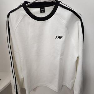 애플핑크 HC24 테이프 배색 라글란 티셔츠 APXPT109