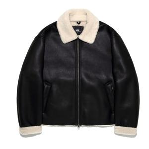 LEE 신세틱 레더 무스탕 자켓 B1 LE2504JK09 BK