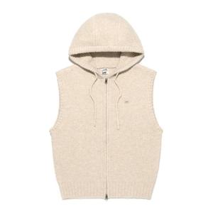 LEE 공용 후드 니트 베스트 B1 LE2503KT08 BE GR