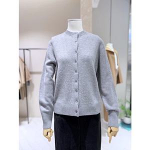 쉬즈미스 (SSKCDP41010) 울 혼방 베이직 니트 가디건
