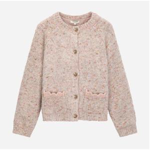 [써스데이아일랜드]라운드넥 부클 니트 가디건 T258MCD255W