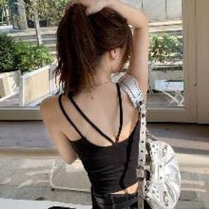 131000082 더블스트캡내장크롭끈나시