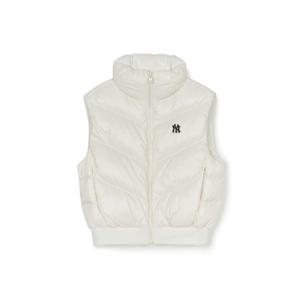 MLB조끼 JQT 3FDVV0146-50CRS 여성 바시티 유광 중량 패딩조끼 뉴욕양키스