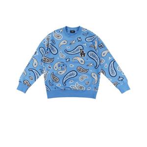 MLB긴팔티 JQT 3AMTI0224-07BLL 페이즐리 전판패턴 맨투맨