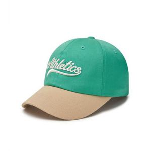 MLB모자 JQT 3ACPVL44N-51GNL 컬시브 레터링 배색 언스트럭쳐 볼캡 OAK (L.Green)
