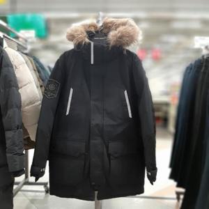 뱅뱅 HC09 남성 구스 헤비 라쿤후드털패딩 NUK862