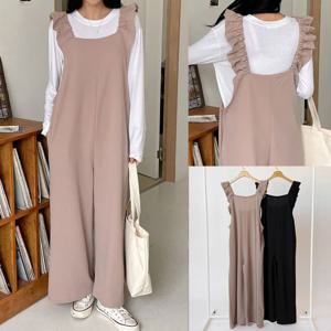 [아이우먼]위쉬몰 AR 프릴숄더팬츠점프수트(V310H512) 빅사이즈