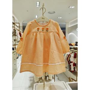 (에뜨와) (07T124007) (백일돌선물)오로라체크 원피스 (유아/출산/백일/돌선물/조카선물)