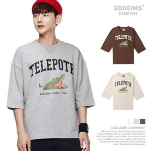 [구김스] 1169_ 텔레포트 악어 토르 7부 맨투맨 티셔츠 (G15FMRT803)