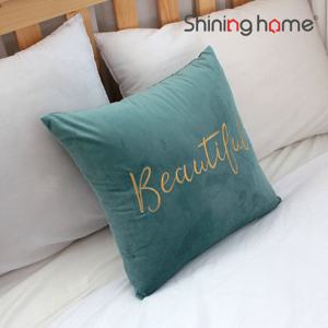 [샤이닝홈] 러프 소파 쿠션커버 45x45 스위트벨벳 E