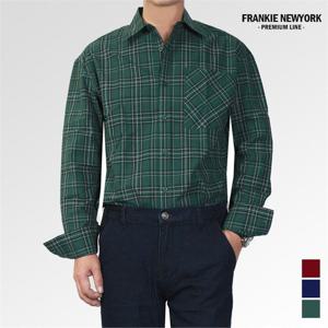 [프랭키뉴욕] 남자셔츠 고급 체크 오버핏 남방_JMS304