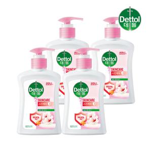 데톨 스킨케어 핸드워시 250g x4개 손세정제