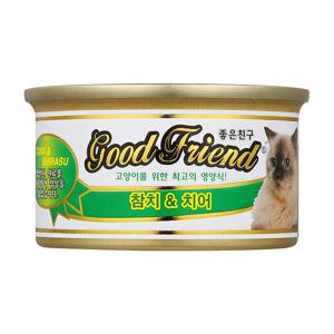 굿프랜드 고양이캔 참치&치어 85g