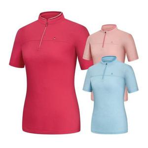 [콜핑] 1902TK538W 기능성 하이쿨 소재 여자 여름 반집업 반팔 티셔츠