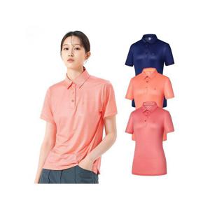 [콜핑] 다쿤 여 KST0556W 냉감 메쉬 여성 등산 반팔 카라 티셔츠