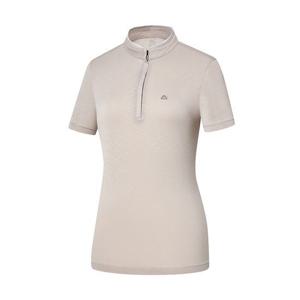 [콜핑] 만다라 여 KST0558W 스판 통기성 여성 여름 등산 반팔 반집업 티셔츠