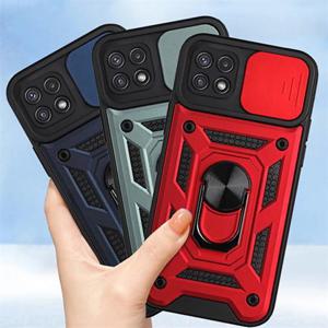 갤럭시A32 4G LTE A325 슬라이드 렌즈보호 메탈 링 핸드폰케이스