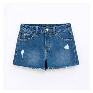 [에이치커넥트]여성 데미지 포인트 데님 숏 팬츠 (3022115640110