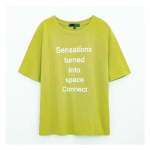 [에이치커넥트]여성 레터링 프린트 티셔츠(3022113148506_313)