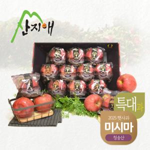 산지애 블랙라벨 특대 사과 3kg / 청송 미시마 세척사과