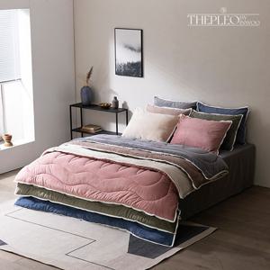 [3+6세트/SK] 더플레오 베이즌 극세사 차렵이불 3장+베개커버 6장