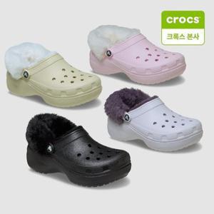 [백화점][크록스 본사]클래식 플랫폼 퍼즈라인드 212854 4종 택1