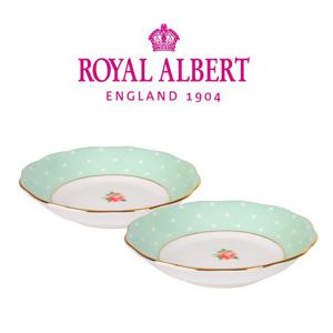 [로얄알버트]뉴황실장미 소찬기 2P세트 폴카로즈