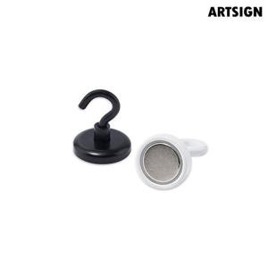 아트사인 자석후크 36x43/5024/5027/네오디움자석/자석거치대/냉장고자석/자석후크/초강력자석