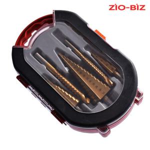 스텝드릴 6종 세트/목공 철판 드릴비트 홀쏘 기리 홀커터 천공