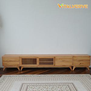 바이탈버브 디아 소나무원목 거실장세트 티비다이 3000