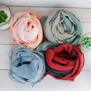 봄가을스카프 투톤스카프 삼각스카프 (10colors)