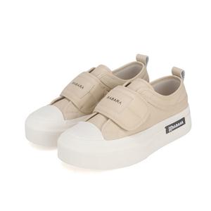 [바바라(슈즈)]벨크로 포인트 데일리 키높이 스니커즈 BBG605-BE