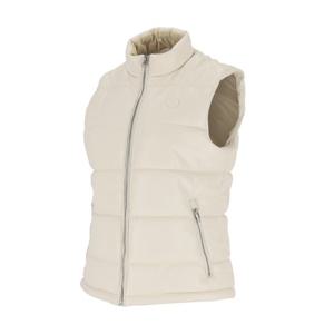 [엘르골프]22년 여성 겨울 인조가죽 패딩 베스트 [6I81404]