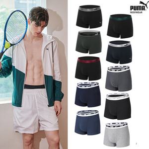 [출고가 79,900원]GS 단독 [푸마] 남성 블랙 코튼터치 드로즈 10종세트