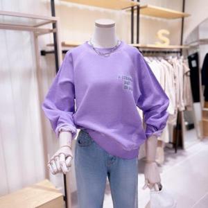 [시에로]SG2TSF821_레터링 자수 루나다잉 쭈리맨투맨