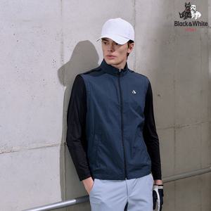 [블랙앤화이트] 남성 여름 블루종 베스트 1014GZVN_BLUE GREEN