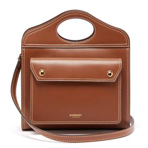 [버버리] 크로스백 미니 톱스티치 레더 포켓백 8014776