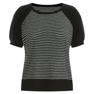 샵앤) 나그랑 여성 린넨 반팔 니트 티셔츠 PIC-WKN-11987-블랙