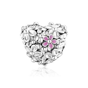 판도라 참 791155C01 맘 데이지 하트 실버 참