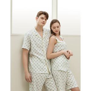 [비비안]네잎클로버 도비 여성파자마 WP8822T