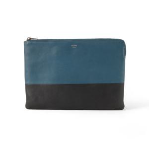 (명품) 셀린느 103583 램스킨 바이컬러 투톤 클러