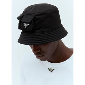 프라다 로고 버킷햇 2HC350 2DMI F0002