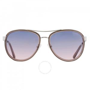 게스 팩토리 스모크 파일럿 여성용 선글라스 GF6188 20B 57