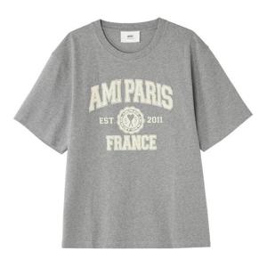 아미 파리 프랑스 반팔 티셔츠 헤더그레이 HTS010-702-055