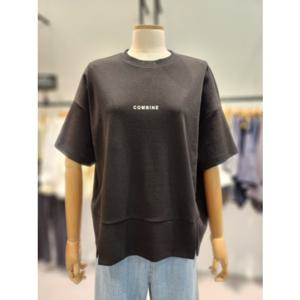 [코데즈컴바인](CJC-TS301W8Z) 절개포인트 레터티셔츠
