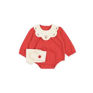 [오가닉맘] 스노우메리레드긴소바디수트 MJWLQS01