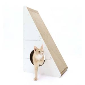 네네린도 숨숨집 클라이밍 고양이 스크래쳐 웜 화이트