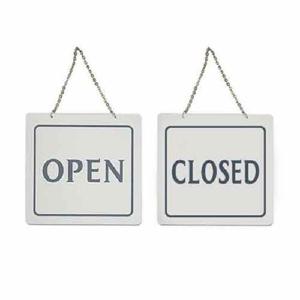 아트사인 OPEN CLOSED 포멕스 양면 7901 200x200x5