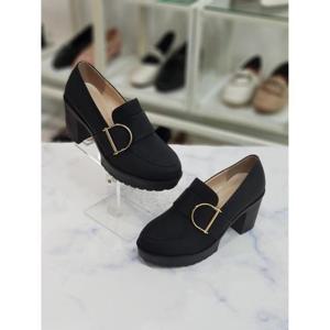 한슈 세이브존07 앞가보시 버클 로퍼힐7cm HS16D327si