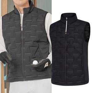 비티알 BTR 남성 골프웨어 겨울 중헤비 구스다운 조끼 슈로더M(남) BRV7516M